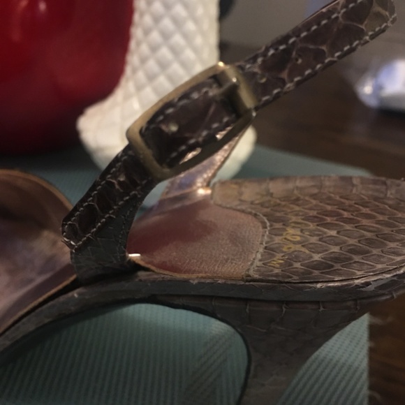 Vintage Snake Skin Shoes - Picture 5 of 5